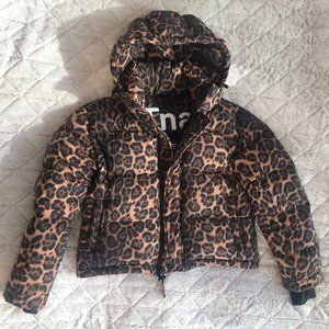 TNA Leopard Print Super Puff_XXS